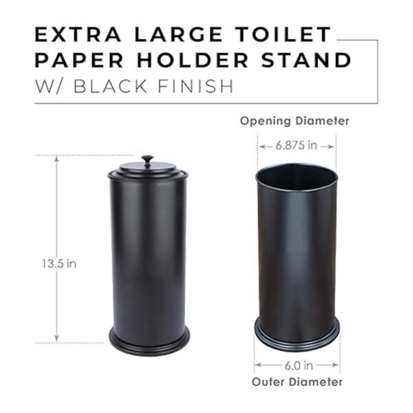 JS Jackson Supplies Soporte de papel higiénico extra