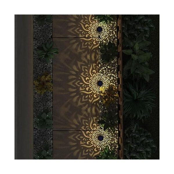Gardencave Paquete de 6 luces solares decorativas para_2