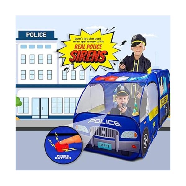 Tienda de campaña desplegable de coche de policía con_3