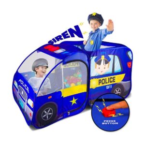 Tienda de campaña desplegable de coche de policía con_1