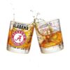 Juego de vasos de whisky de la Universidad de Alabama 2_1