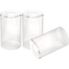 Anmire Paquete de 3 pantallas de cristal transparente