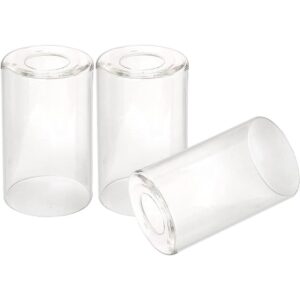 Anmire Paquete de 3 pantallas de cristal transparente