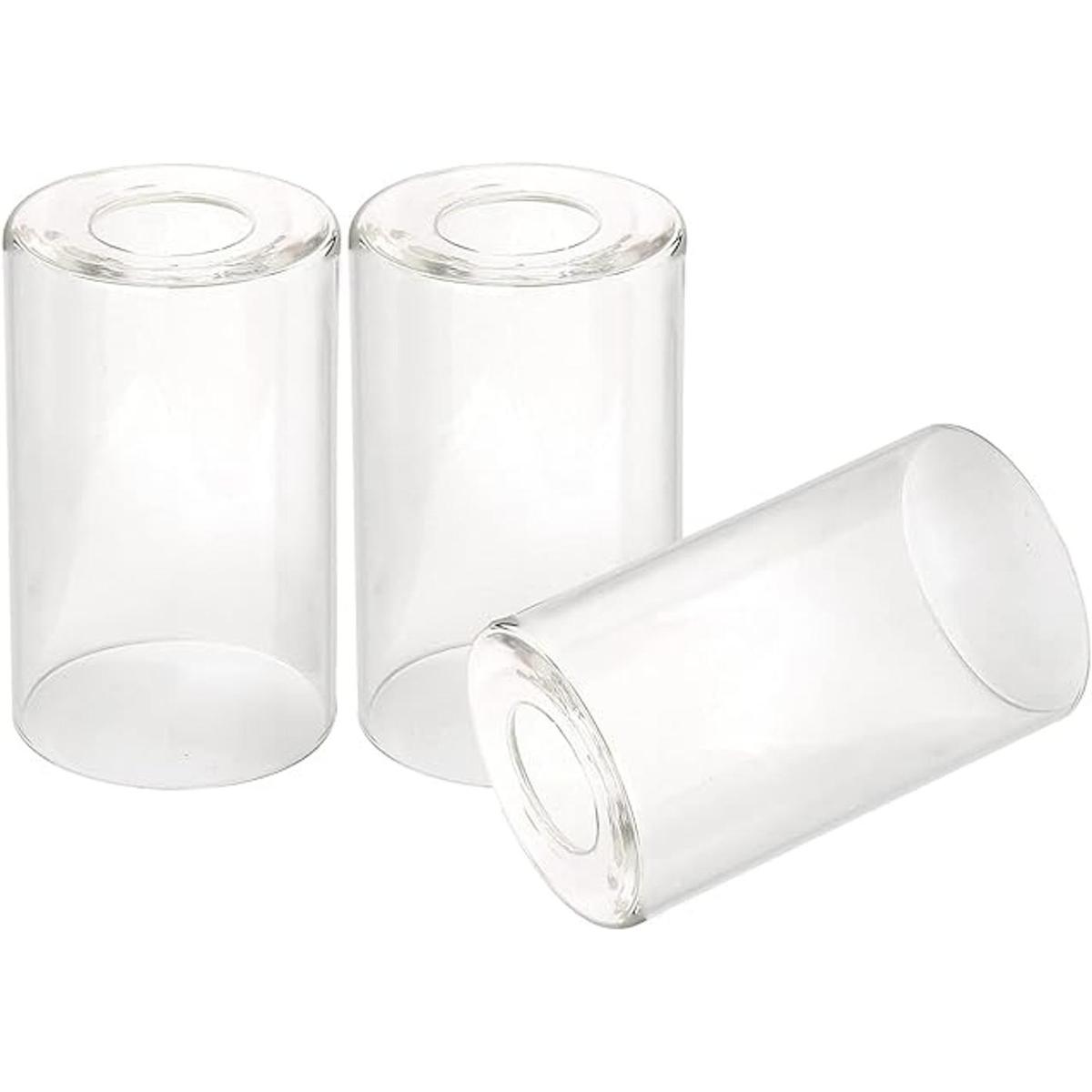 Anmire Paquete de 3 pantallas de cristal transparente