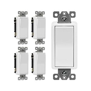 ENERLITES Interruptor de luz decorativo de 4 vías