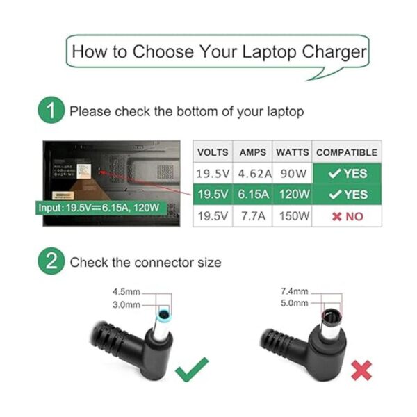 FLGAN Cargador 710415001 L41856001 para HP USBC Dock G5_4