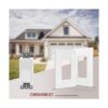 ENERLITES Interruptor de luz decorativo de 4 vías