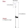 MIBUNG Paquete de 4 luces solares de ángel para_2