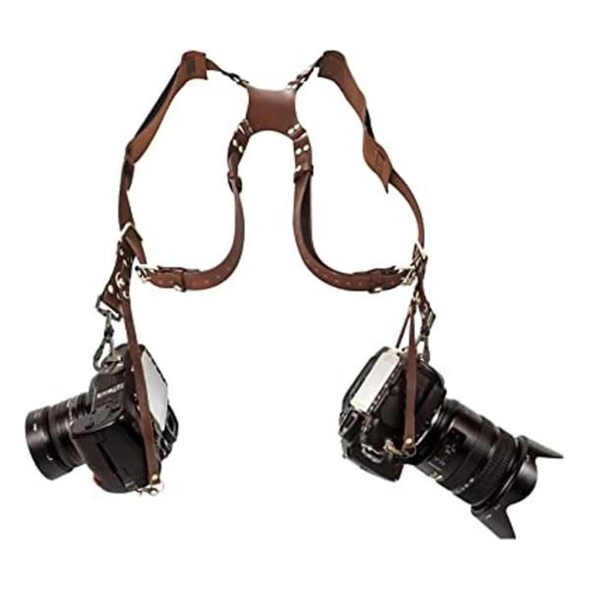 Correa de cámara accesorios para dos cámaras profesional
