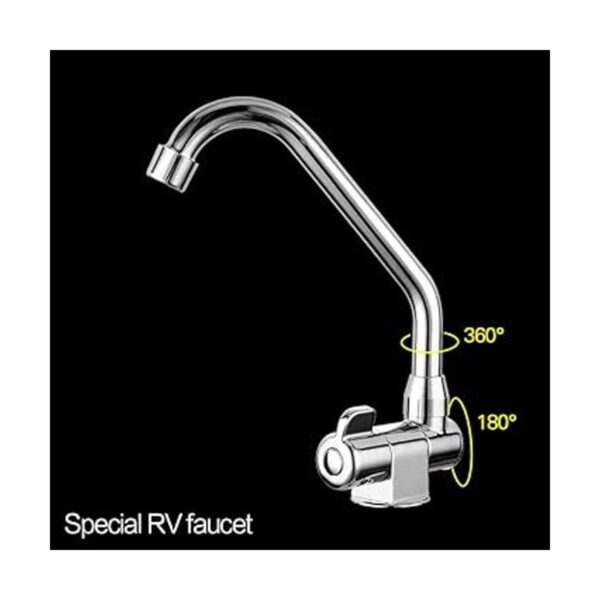 Grifo plegable rotación de 360 grados para caravana