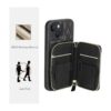 LAMEEKU Funda tipo cartera para iPhone 13 funda tipo_5