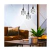 Lysed Lámpara colgante industrial de 3 luces lámparas_3
