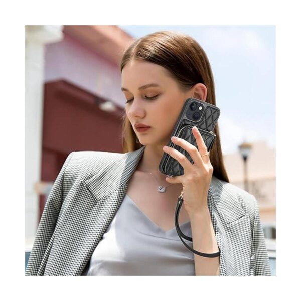 LAMEEKU Funda tipo cartera para iPhone 13 funda tipo_4