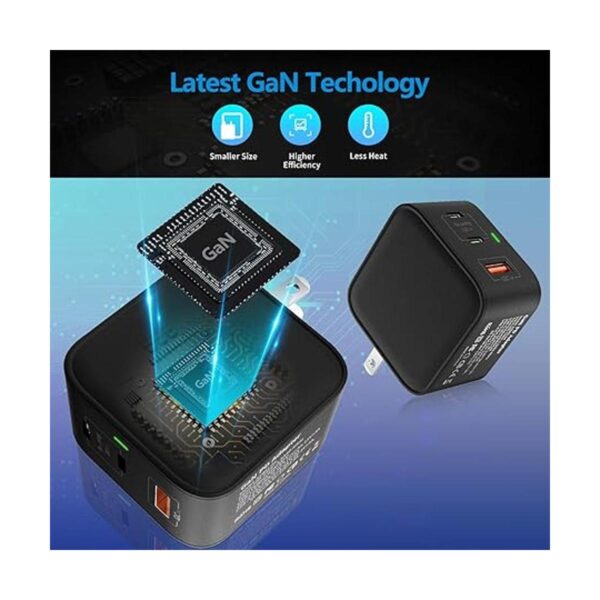 Cargador GaN USB C PD 3.0 QC 3.0 de 65 W Surface Pro Mini_6