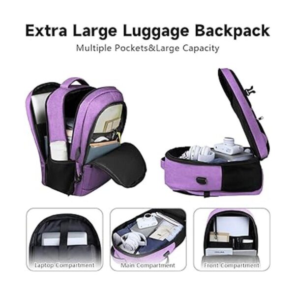 Lapsouno Mochila de viaje para laptop múltiples_3
