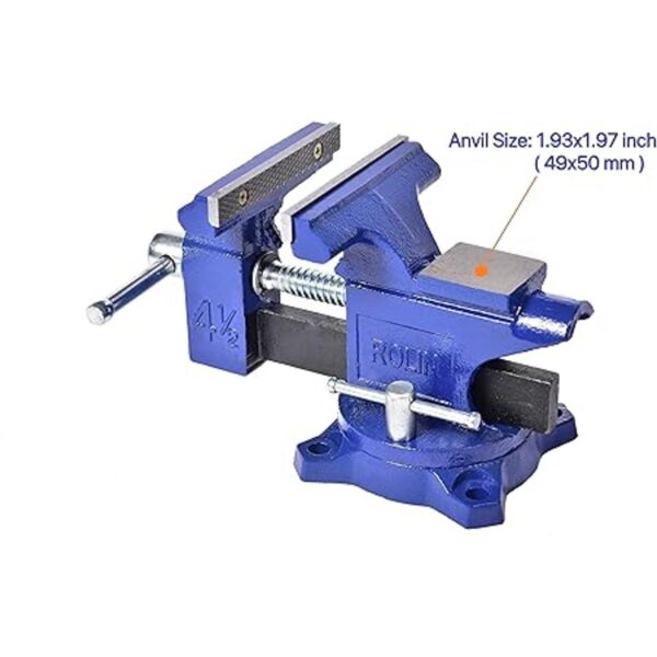 Tornillos de banco Rolin de 412 pulgadas con base