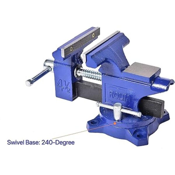 Tornillos de banco Rolin de 412 pulgadas con base