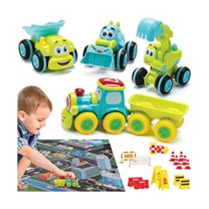 Juguetes para niños de 2 años 4 camiones de fricción_1