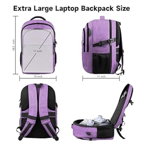 Lapsouno Mochila de viaje para laptop múltiples_6