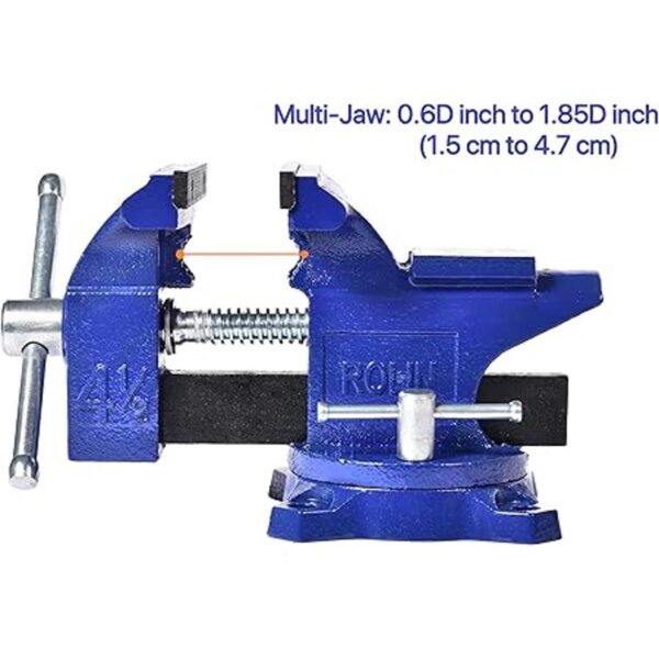 Tornillos de banco Rolin de 412 pulgadas con base