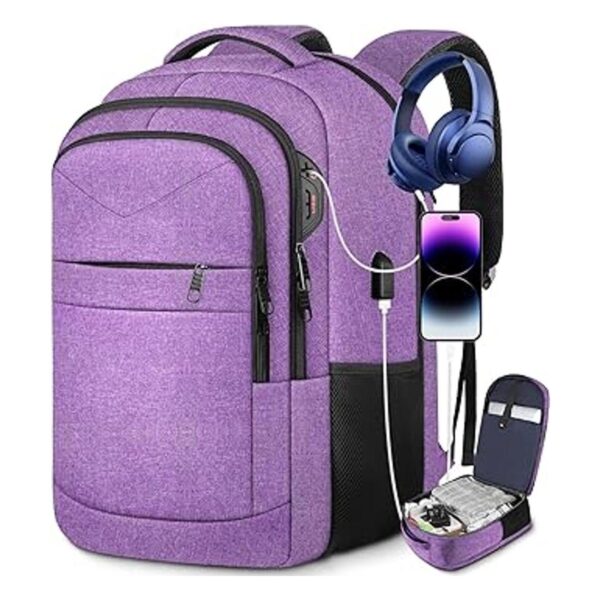 Lapsouno Mochila de viaje para laptop múltiples_1