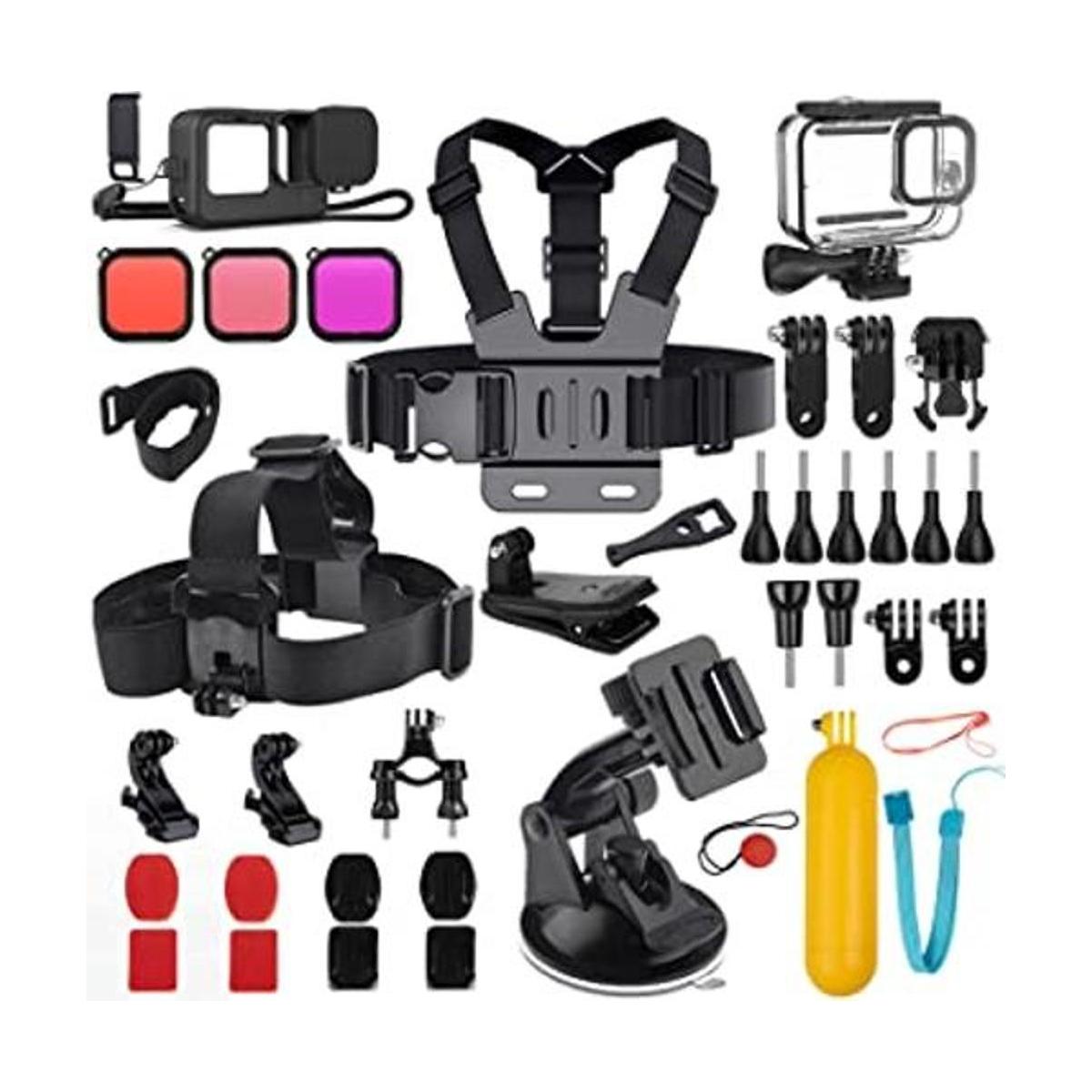Kuptone Paquete de accesorios 52 en 1 para GoPro Hero