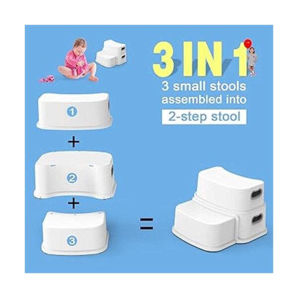 Glamore Taburete de 2 escalones para niños taburete de_2