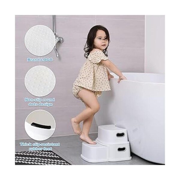 Glamore Taburete de 2 escalones para niños taburete de_6