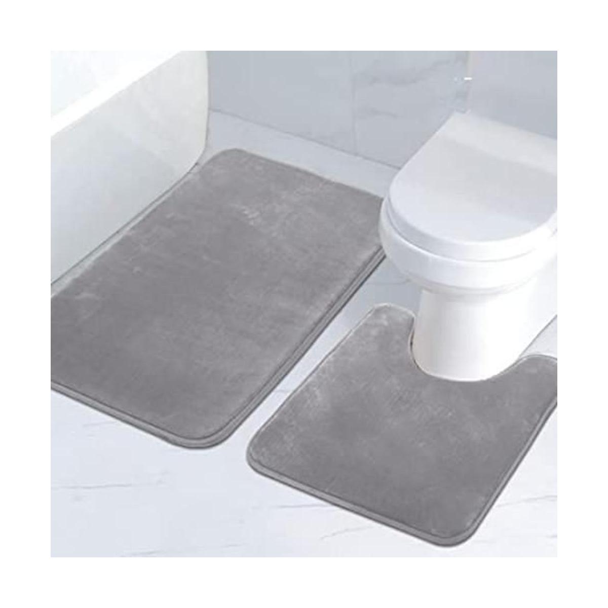 Juego de alfombras de baño de espuma viscoelástica juego