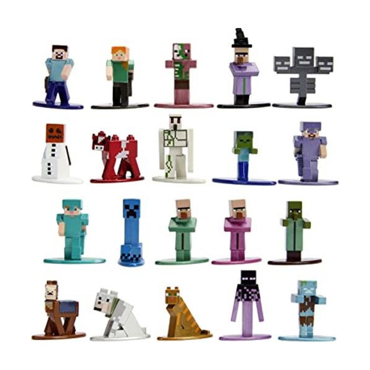 Jada Toys Minecraft Juego de 20 figuras troqueladas ola