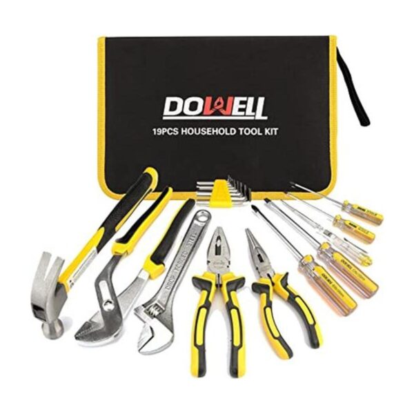 DOWELL Juego de herramientas Kit de herramientas 19 piezas