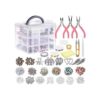 Cridoz Suministros para hacer joyas kit de herramientas