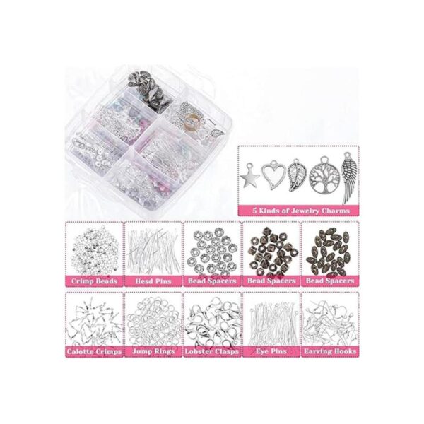 Cridoz Suministros para hacer joyas kit de herramientas
