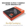 Mulwark Juego de llaves Allen con mango en T de 14 piezas_4