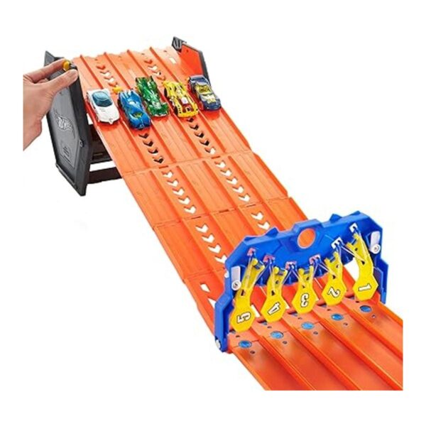 Hot Wheels Carrera desplegada juego de rieles_4