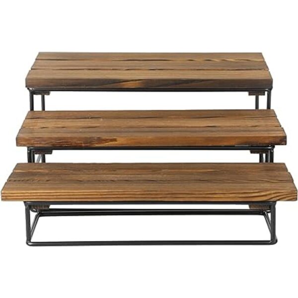 MyGift Juego de 3 soportes rectangulares de 3 niveles de_6