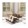 MyGift Juego de 3 soportes rectangulares de 3 niveles de_4
