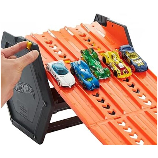 Hot Wheels Carrera desplegada juego de rieles_5