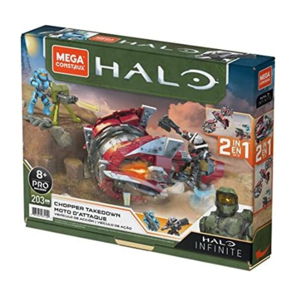 Mega Construx Halo Chopper Takedown Juego de construcción