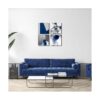 Oilpa Art Arte abstracto de pared azul y blanco para_3