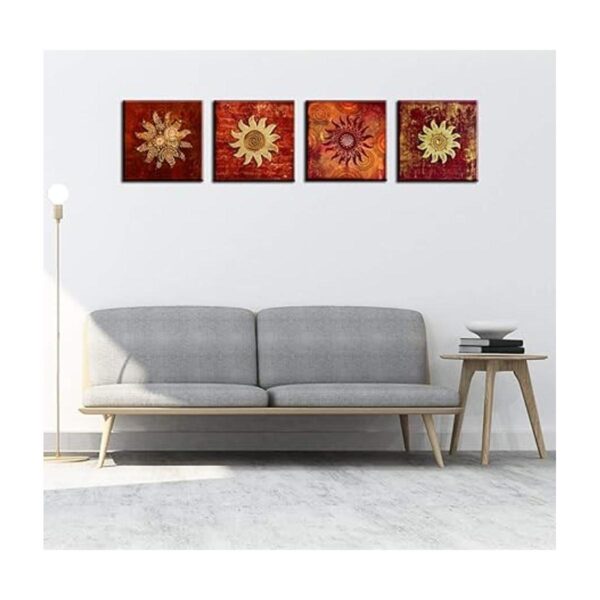 Lienzo con estampado de flores vintage arte de pared para_6