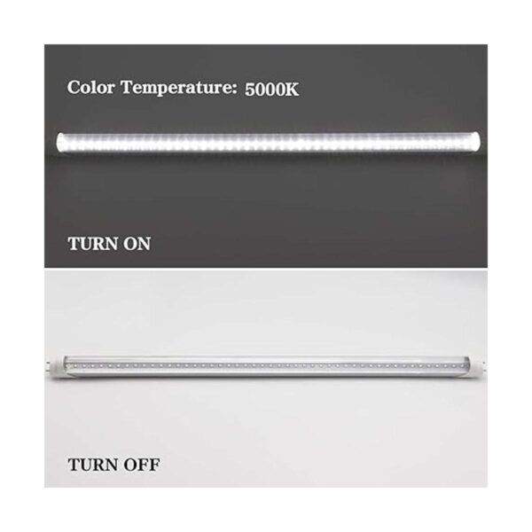 Luces LED de tubo de 2 pies 24 pulgadas 8 W reemplazo_4