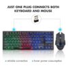 Combo de teclado inalámbrico TKL para videojuegos