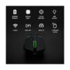 Combo de teclado inalámbrico TKL para videojuegos
