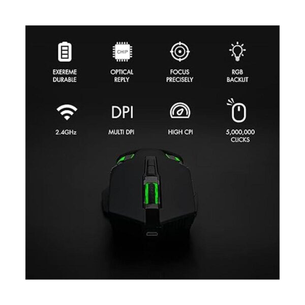 Combo de teclado inalámbrico TKL para videojuegos