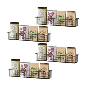 4 cestas magnéticas de almacenamiento para refrigerador