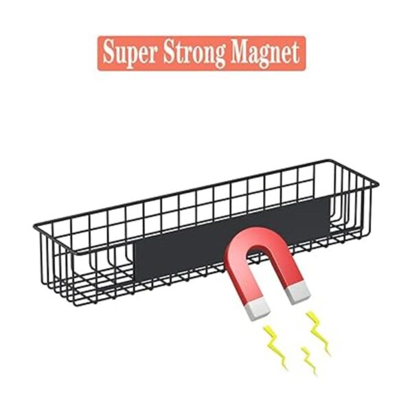 4 cestas magnéticas de almacenamiento para refrigerador
