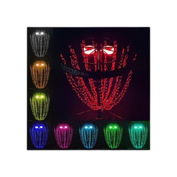 HIAARO Paquete de 2 cestas de golf LED con accesorio_1