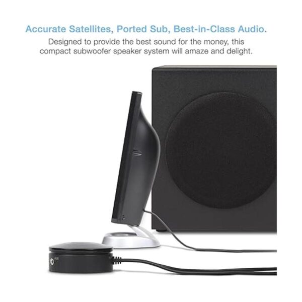 Cyber Acoustics Sistema de altavoces de subwoofer 2.1 con_5
