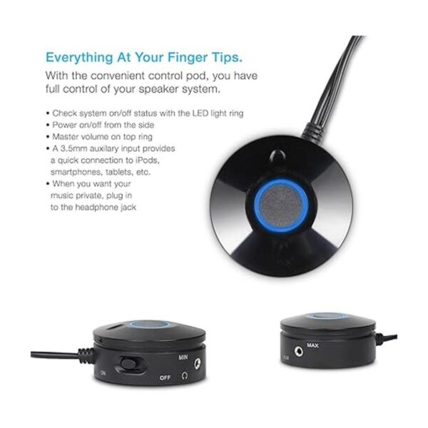 Cyber Acoustics Sistema de altavoces de subwoofer 2.1 con_2